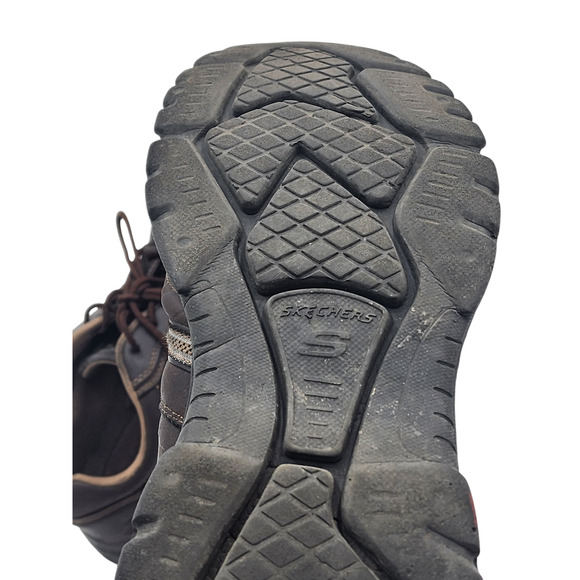 Skechers Shoes Mens 12 Relaxed Fit Leather Air Cooled Memory Foam Sneakers 65419 main image 8